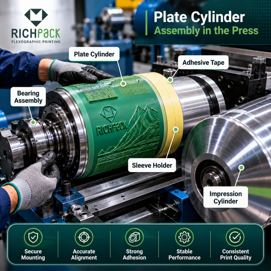 What Is Flexographic Printing and How Does It Work? - Plate Cylinder and Impression Cylinder