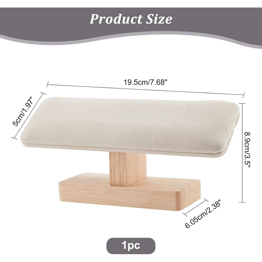 Smykkeholder i rustikk brunt tre | Slank smykkeholder for detaljhandel | Richpack - armbåndsmykkeholder 3