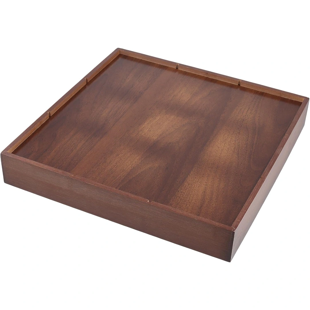 Compartment Tray in Brown Wood | Multi-Compartment Jewelry Organizer Display Tray | Richpack - compartment tray 4