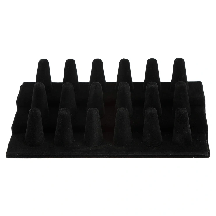 Necklace Jewellery Display Stand | Beige Velvet Display | Richpack - ring jewelry display 4