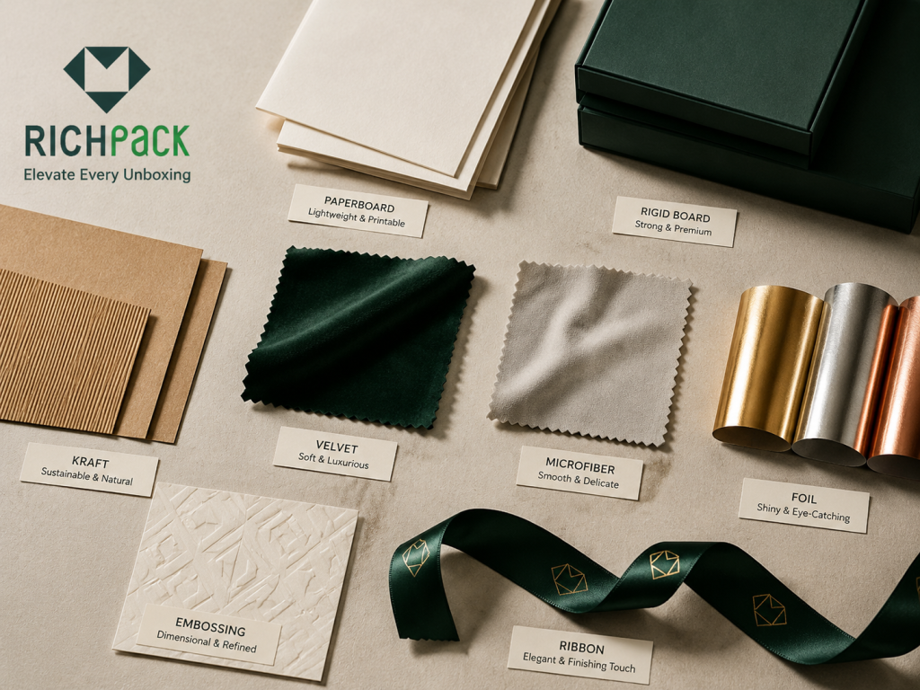 La guía definitiva para diseñar empaques festivos navideños: tarjetas de papel de seda y de agradecimiento personalizadas.