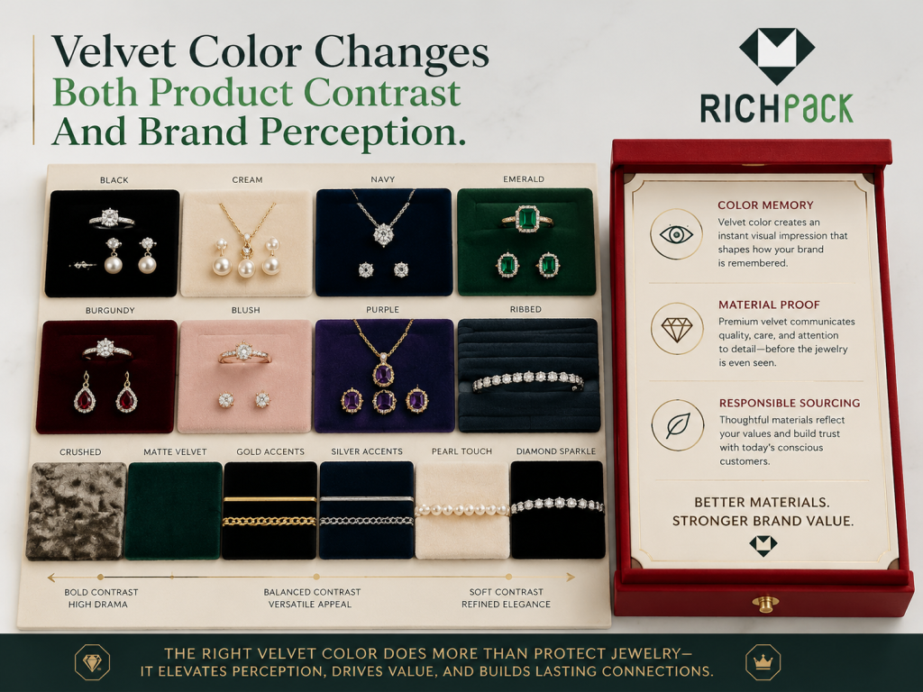 The Ultimate Guide to Velvet Jewelry Box Styles - Matte Microfiber Velvet