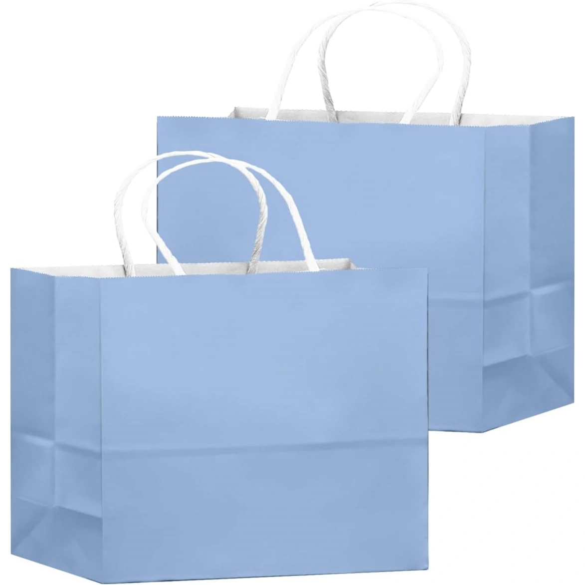 Blue Paper Shopping Bags for Jewelry Packaging | Elegant Blue Gift Bags | Richpack - blue paper shopping bags 2