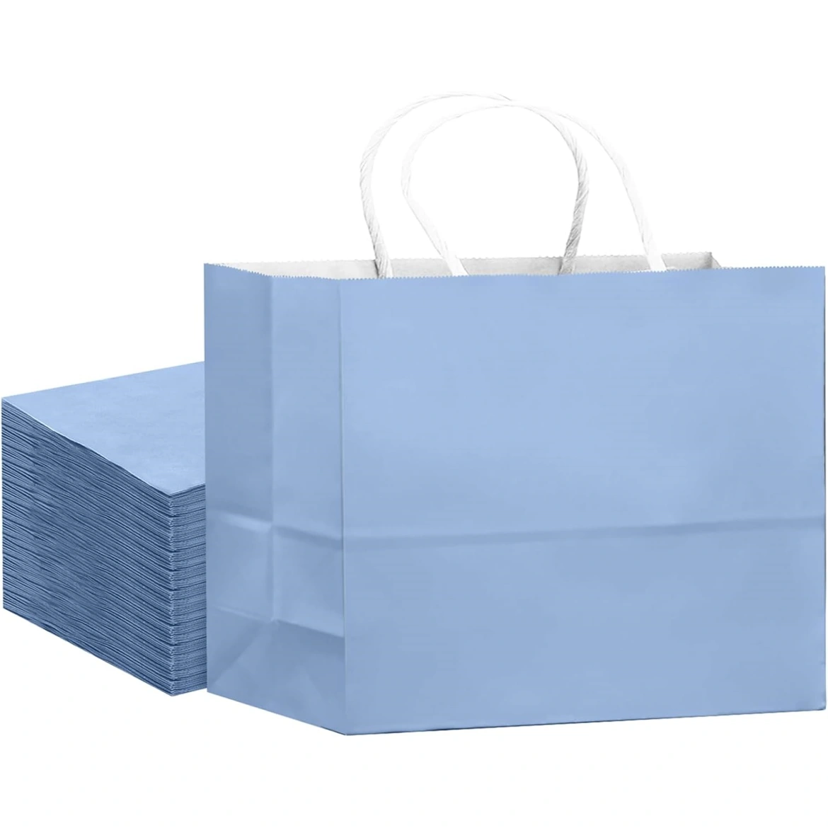 Blue Paper Shopping Bags for Jewelry Packaging | Elegant Blue Gift Bags | Richpack - blue paper shopping bags
