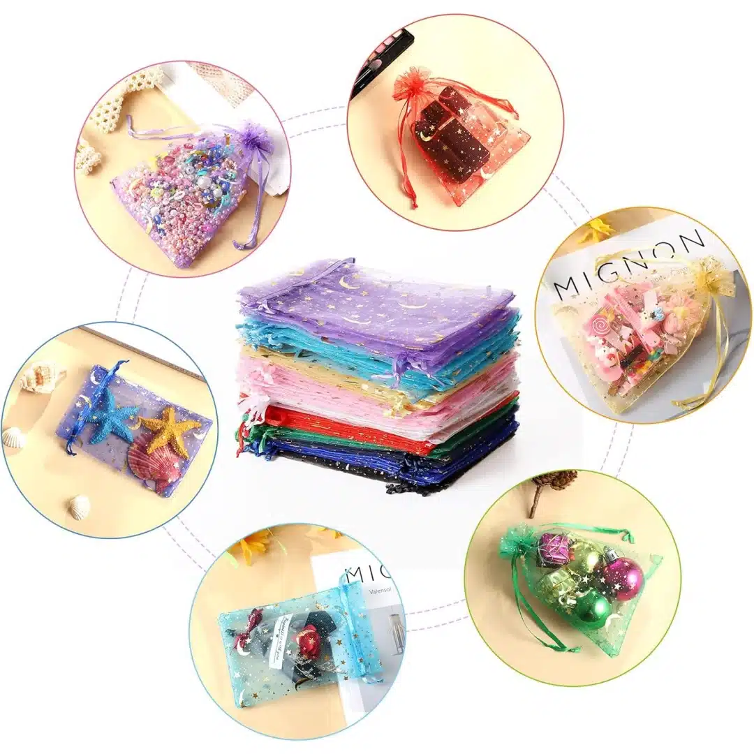 Organza Bag Pink 4 x 6 Inches | Elegant Jewelry & Gift Packaging Solutions | Richpack - gift organza pouch 2