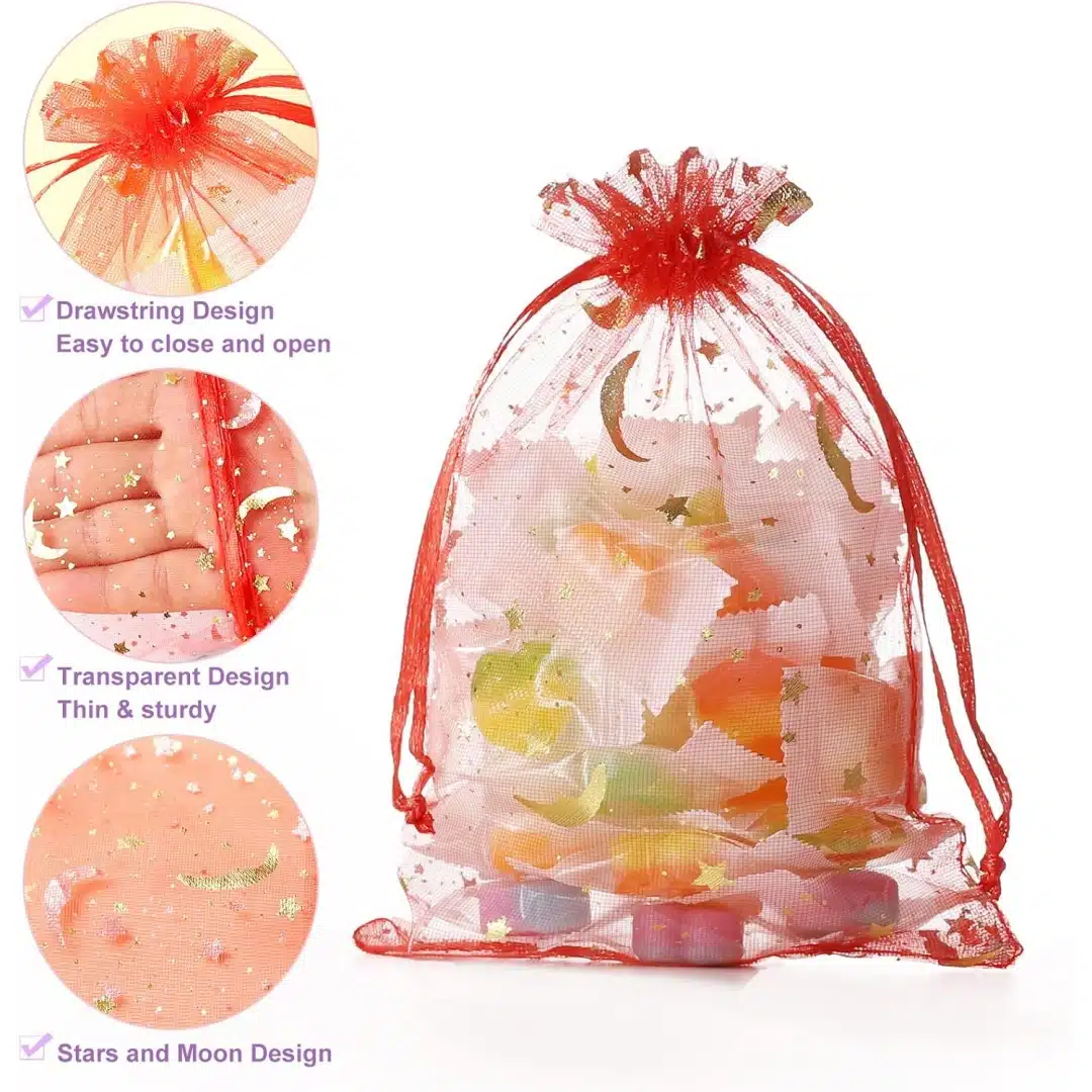 Organza Bag Pink 4 x 6 Inches | Elegant Jewelry & Gift Packaging Solutions | Richpack - gift organza pouch 3