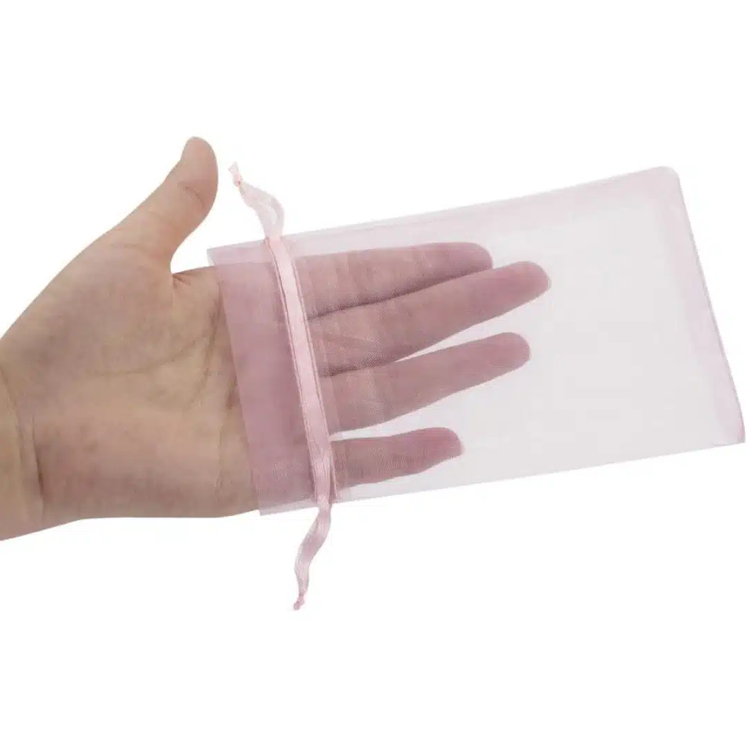 Organza Bag Pink 4 x 6 Inches | Elegant Jewelry & Gift Packaging Solutions | Richpack - pink organza bags 2