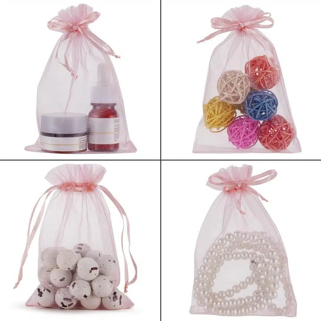 Organza Bag Pink 4 x 6 Inches | Elegant Jewelry & Gift Packaging Solutions | Richpack - pink organza bags 4