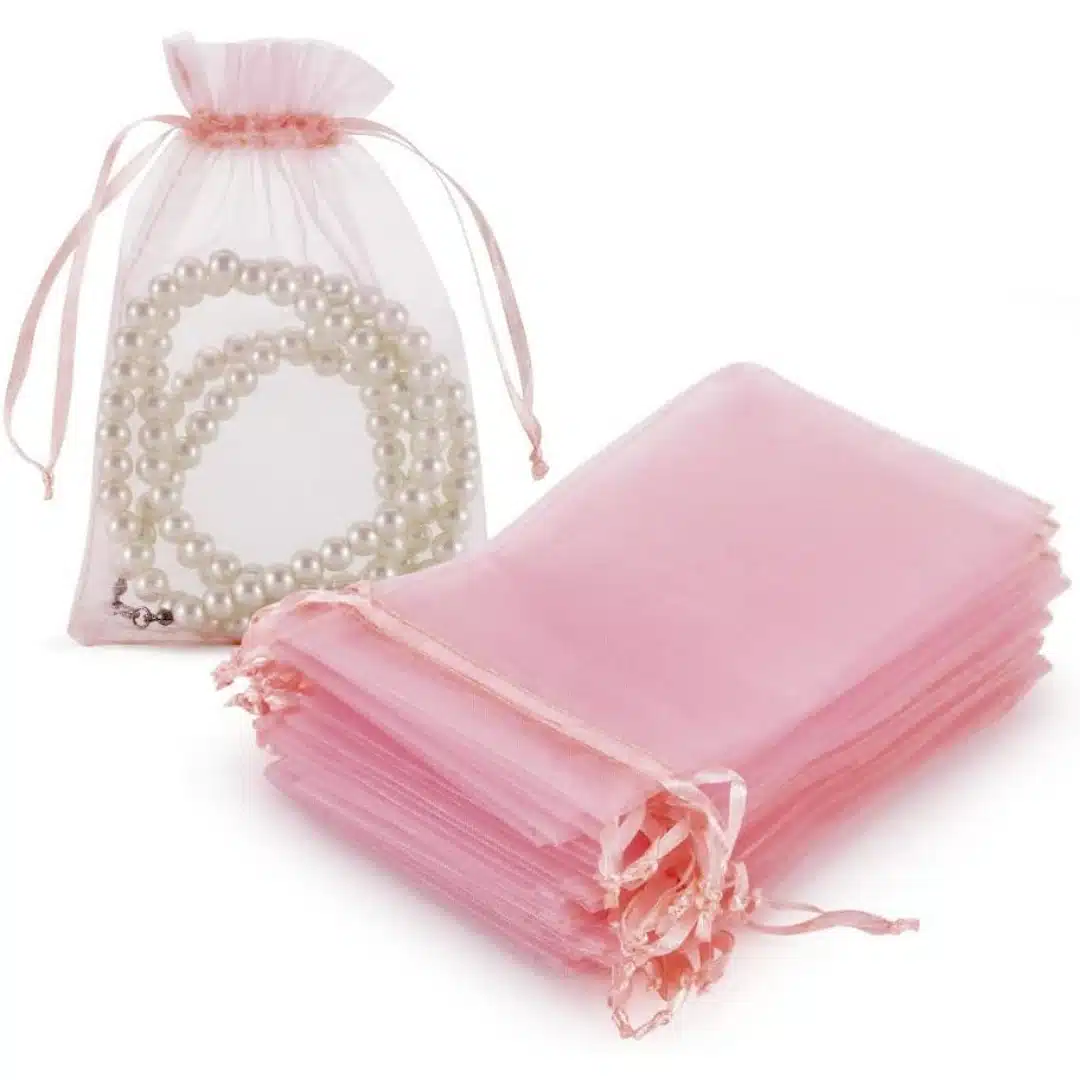 Organza Bag Pink 4 x 6 Inches | Elegant Jewelry & Gift Packaging Solutions | Richpack - pink organza bags