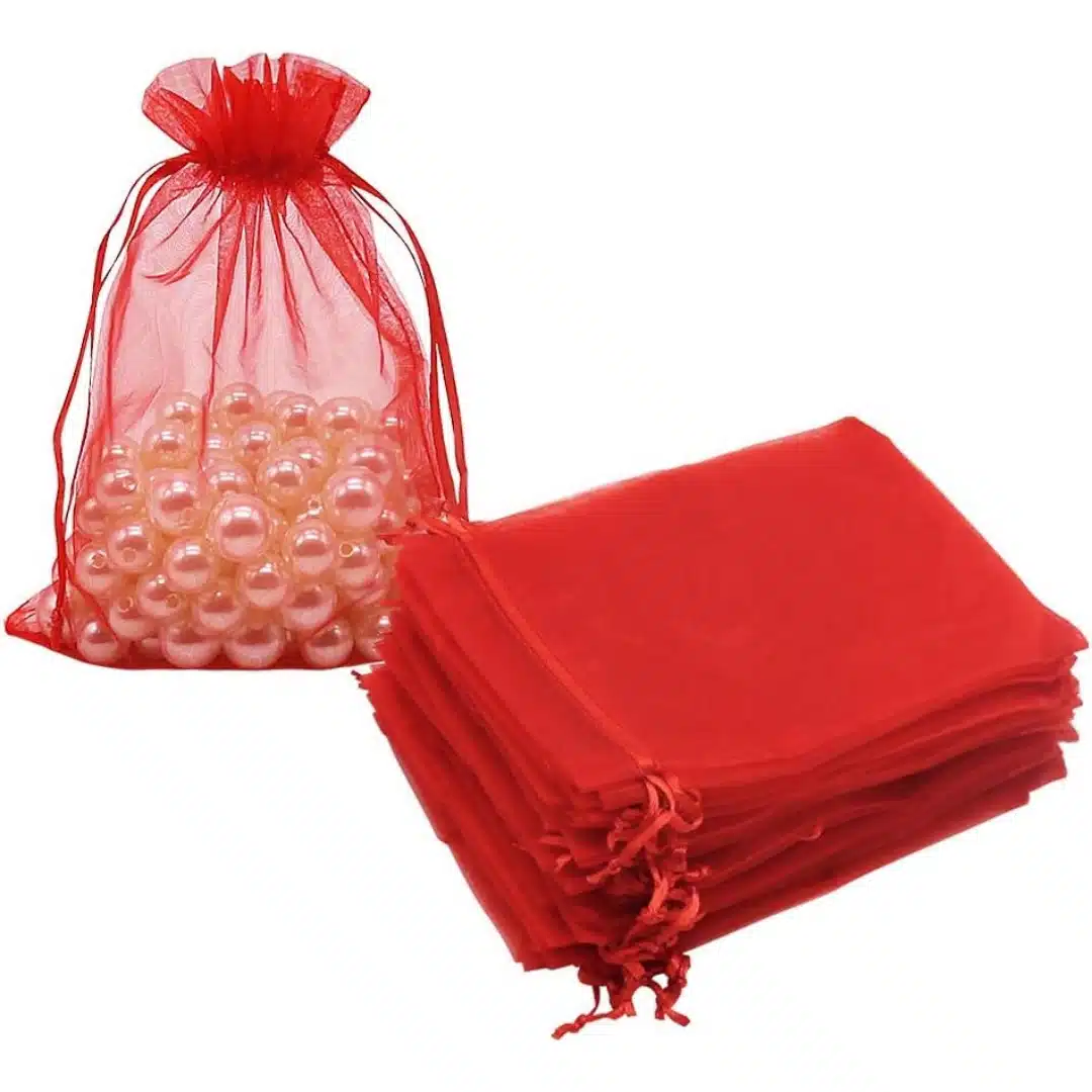 Organza Bag Pink 4 x 6 Inches | Elegant Jewelry & Gift Packaging Solutions | Richpack - red organza bags