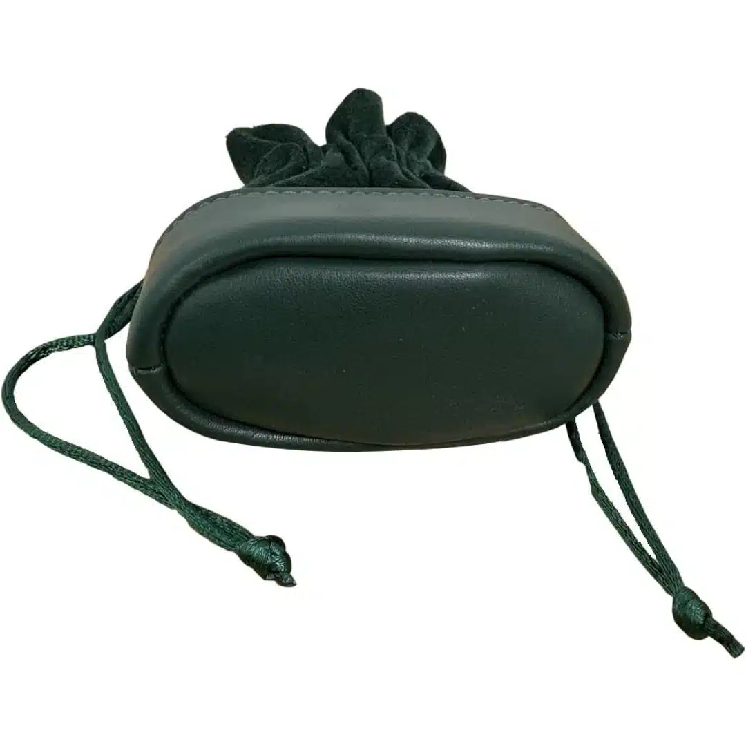 Travel Jewelry Pouch Green Faux Leather Portable Jewelry Organizer | Custom Packaging | Richpack - travel jewelry pouch 4