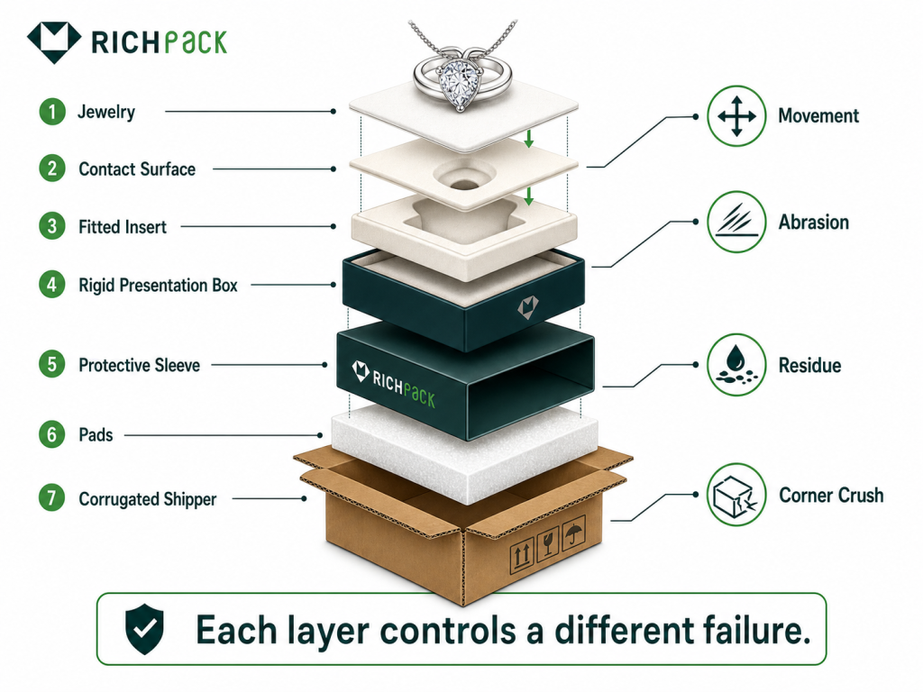 The Ultimate Guide to Corrugated Boxes - Jewelry Presentation Boxes Inside Corrugated Shippers