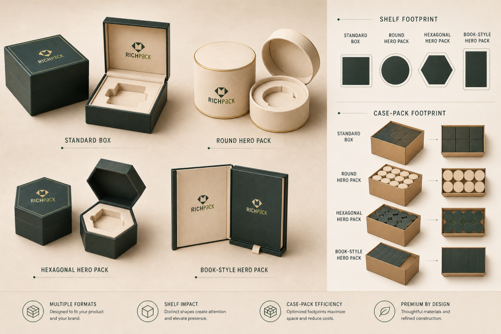 10 Creative Jewelry Packaging Ideas for Small Businesses - Limited Edition Shapes for Hero Products