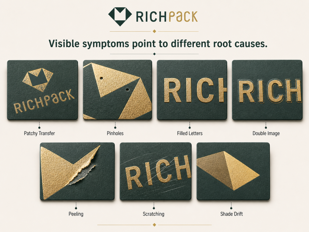 What Is Foil Stamping and How Does It Work? - Scratching, Shade Drift, and Batch Variation