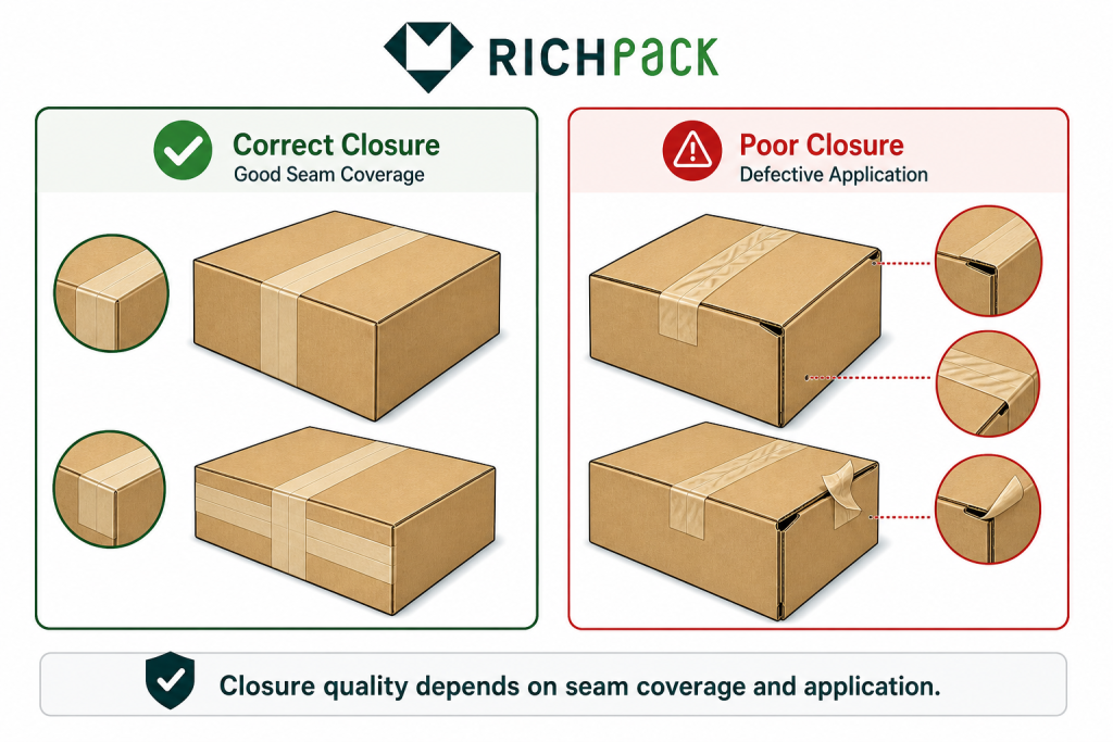 The Ultimate Guide to Corrugated Boxes - Seal the Box for the Surface and Route
