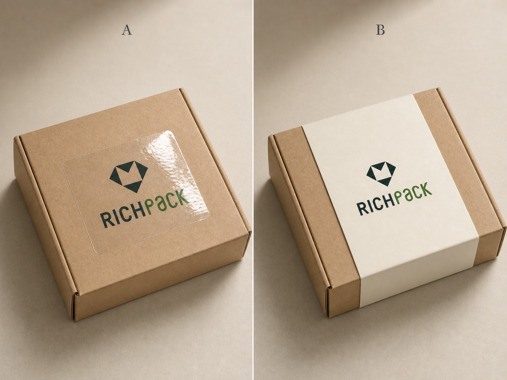 Ein umfassender Leitfaden zum Dekorieren von Geschenkboxen aus Kraftpapier – Wann ist eine Papierhülle besser als ein Aufkleber?