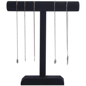 Display Busts for Necklaces in Yellow Linen | Elegant Fabric Necklace Showcase Stand for Retail | Richpack - jewelry display stands for necklaces