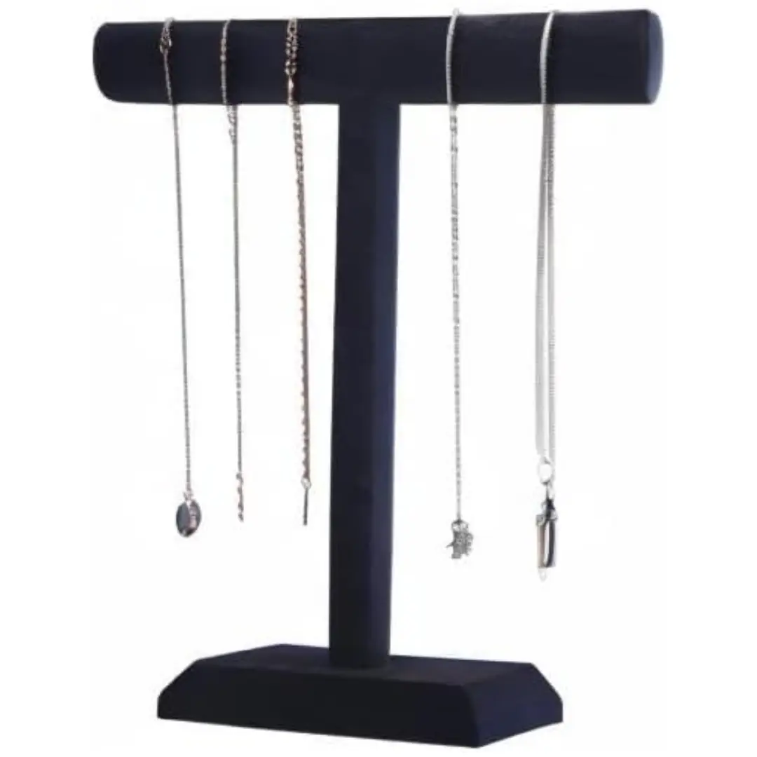 Display Busts for Necklaces in Yellow Linen | Elegant Fabric Necklace Showcase Stand for Retail | Richpack - jewelry display stands for necklaces 5