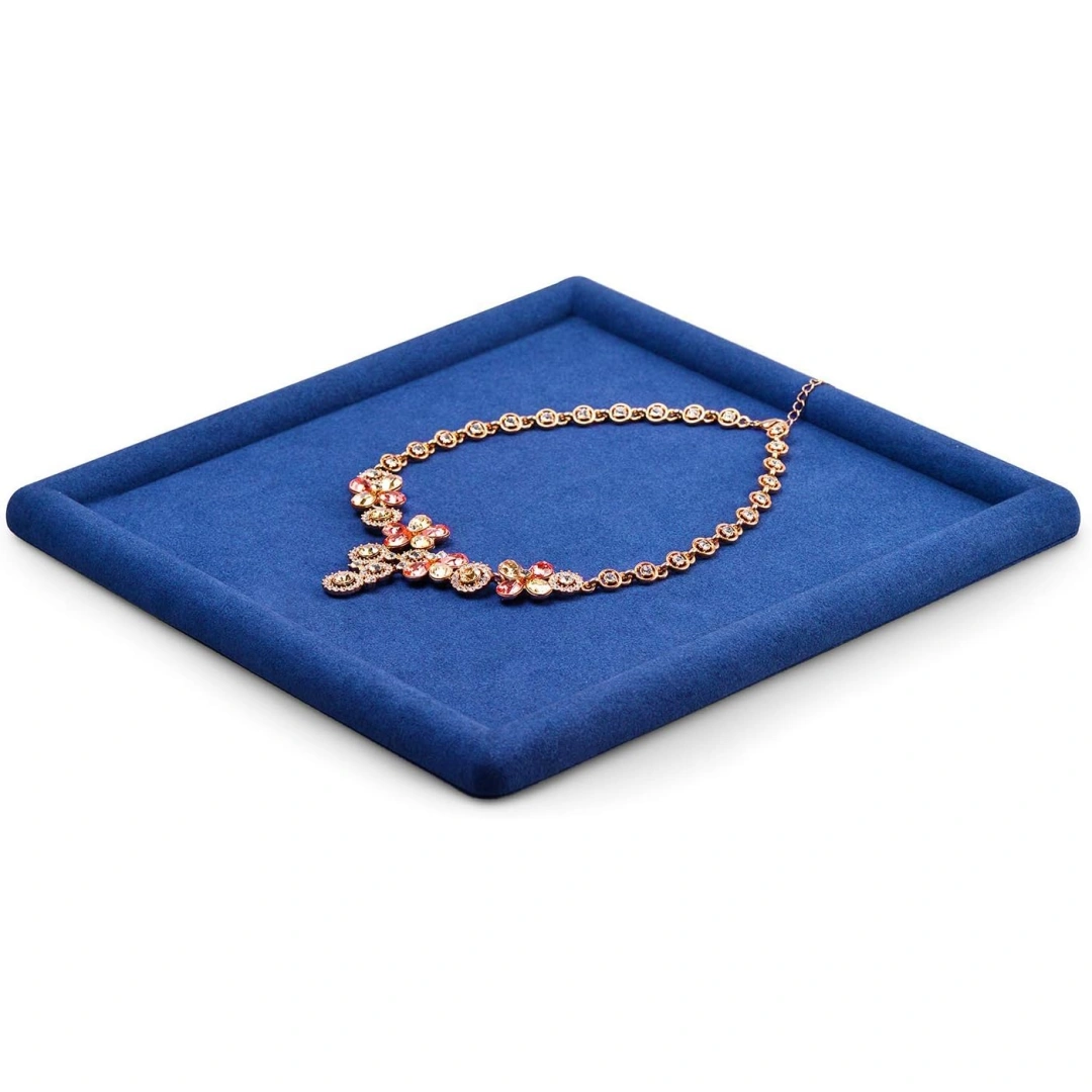 Jewelry Presentation Trays in Blue Microfiber | Premium Jewelry Display Tray Organizer | Richpack - jewelry presentation trays 2