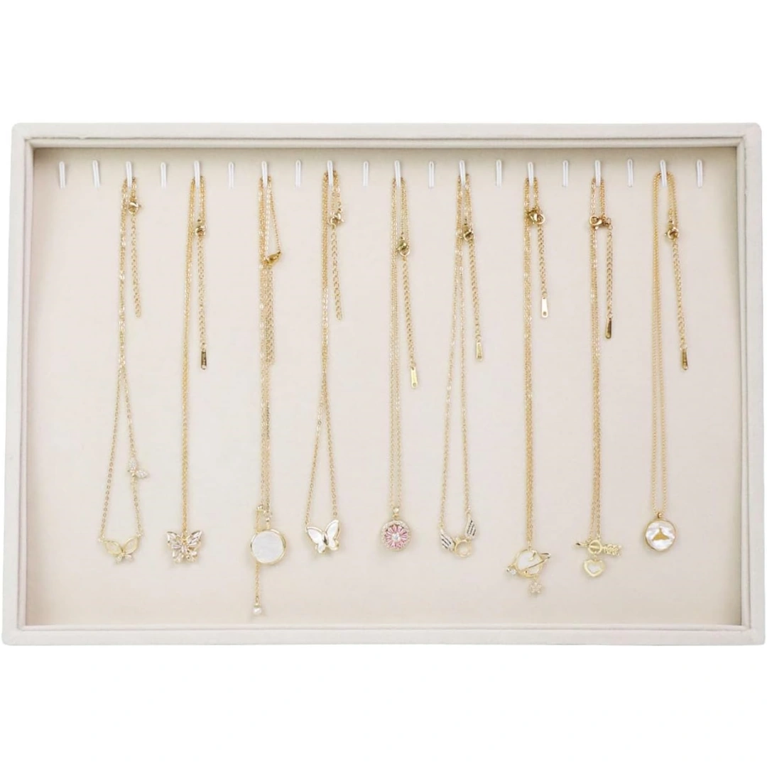 Jewelry Presentation Trays in Blue Microfiber | Premium Jewelry Display Tray Organizer | Richpack - jewelry storage trays
