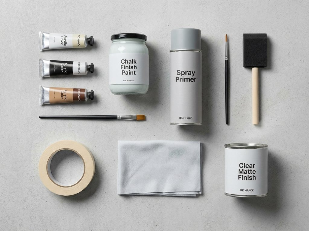Paint tools support different ways to personalize a small jewelry box.