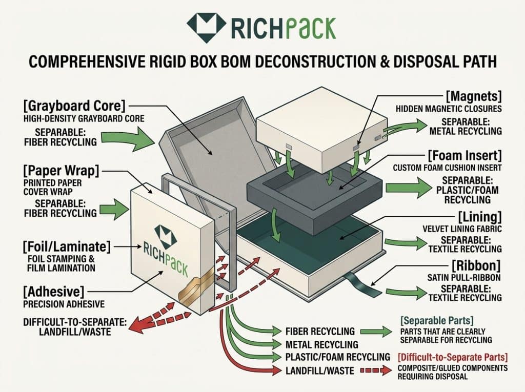 The Ultimate Guide to Understanding Rigid Box Materials - Reuse, Recyclability, and Local Collection