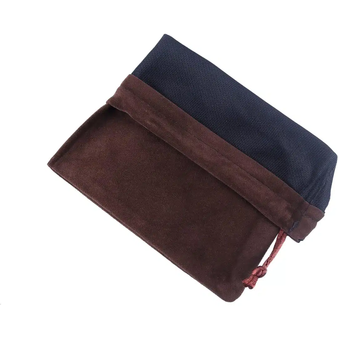 Brown Velvet Bag with Drawstring | 6 x 8 Inch Jewelry Gift Pouch for Custom Packaging | Richpack - brown velvet bag 4