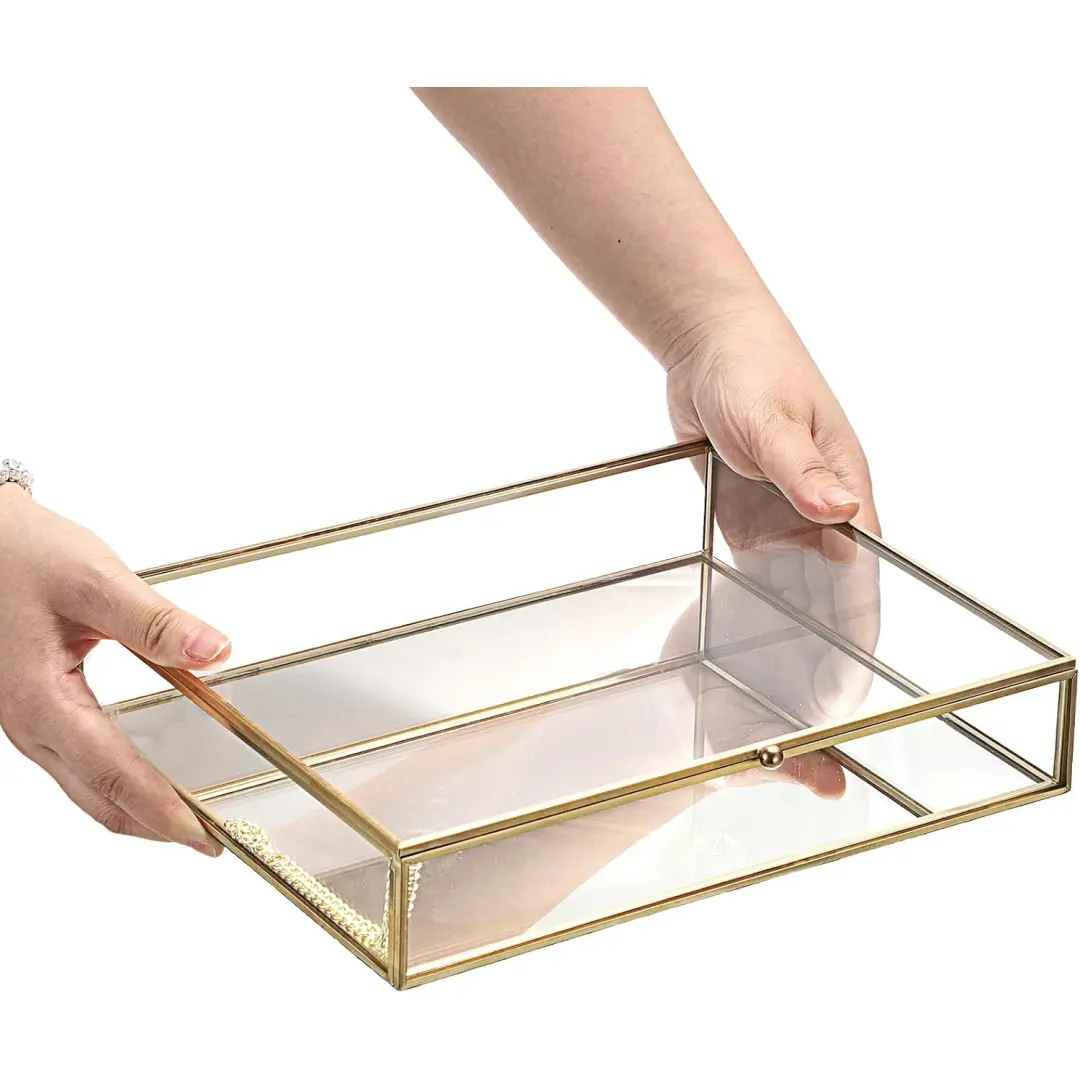 Foil Work Jewellery Box | Gold Paper Cardboard Jewelry Packaging | Richpack - etched glass jewelry box 4