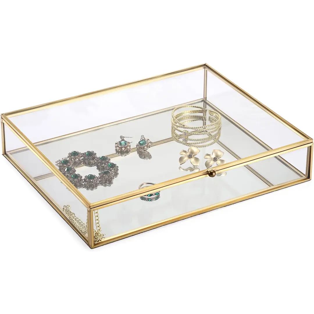 Foil Work Jewellery Box | Gold Paper Cardboard Jewelry Packaging | Richpack - etched glass jewelry box 5