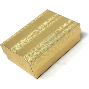 Foil Work Jewellery Box | Gold Paper Cardboard Jewelry Packaging | Richpack - foil work jewellery box