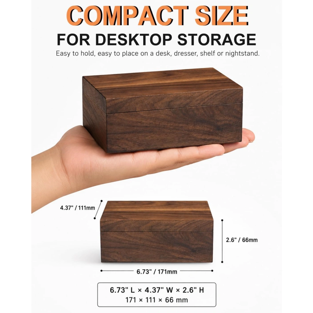 Corrugated Cardboard Box for Shipping | White 9 x 5.8 x 2 Inch Protective Jewelry Shipping Box | Richpack - wooden box with lid 2