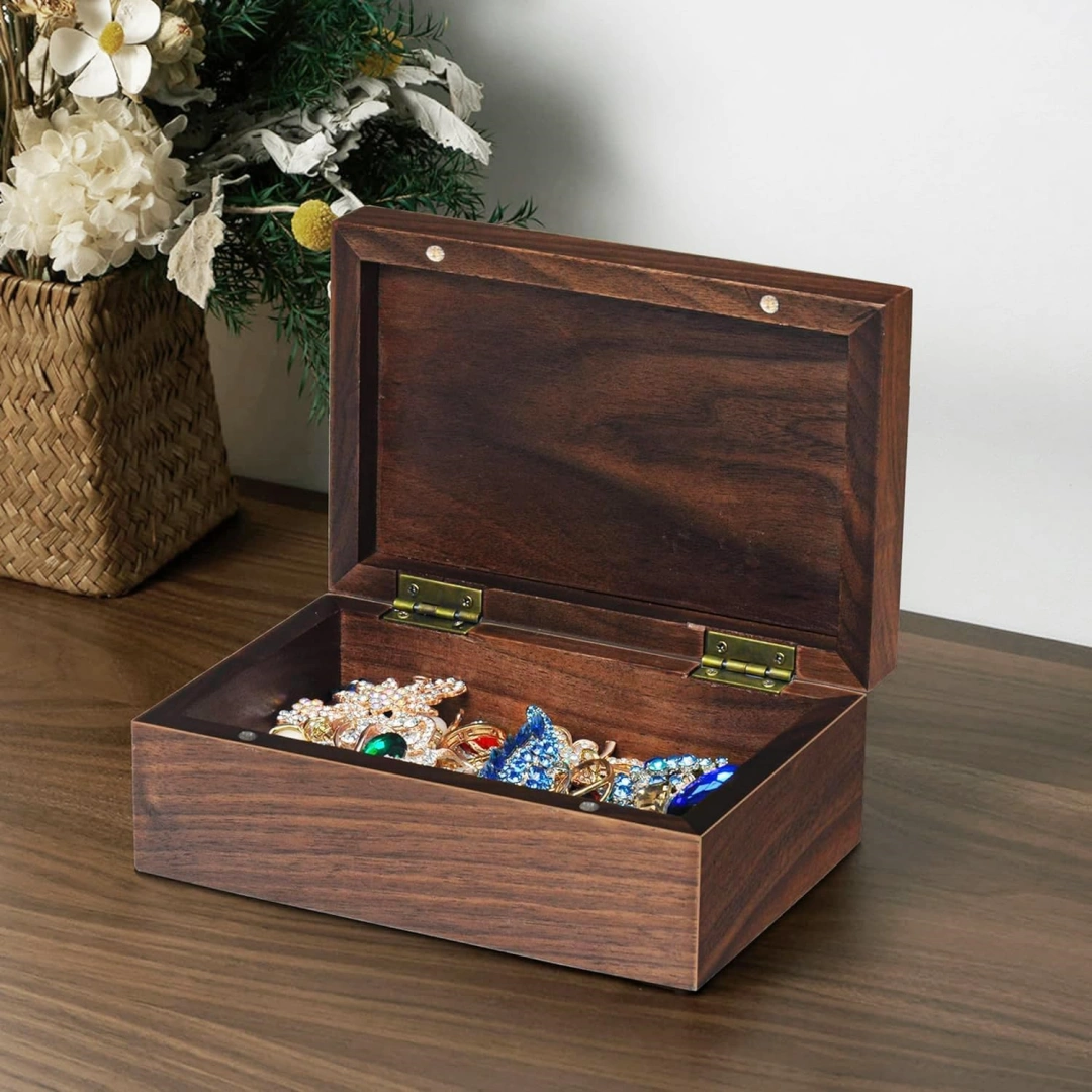 Corrugated Cardboard Box for Shipping | White 9 x 5.8 x 2 Inch Protective Jewelry Shipping Box | Richpack - wooden box with lid 4