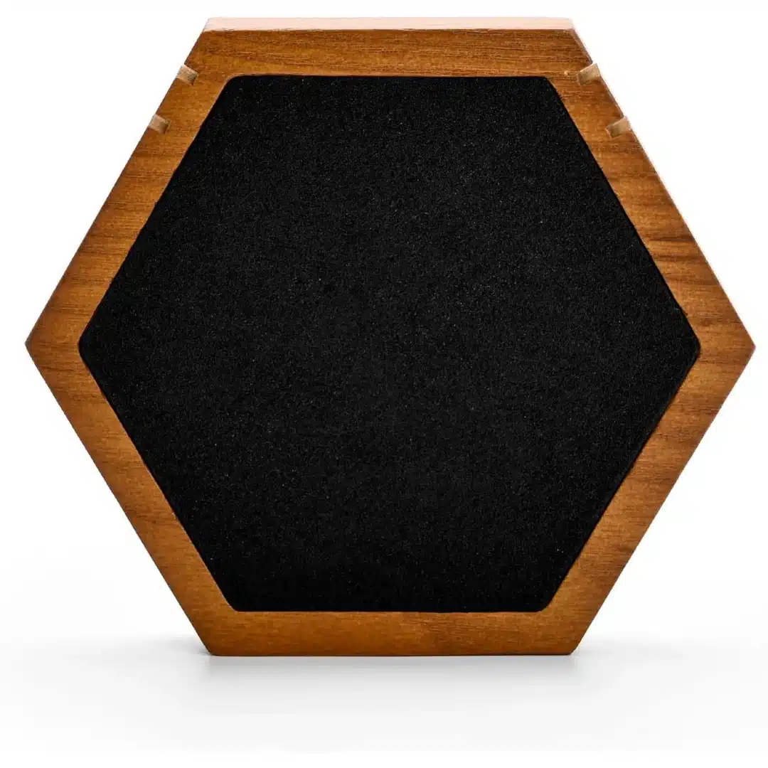 Wooden Necklace Stand in Brown Wood | Geometric Necklace & Pendant Display Holder for Retail | Richpack - wooden necklace stand 4