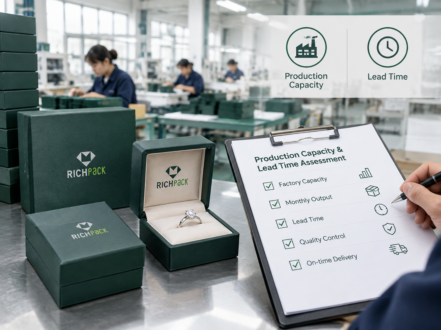 How to Assess Jewelry Box Factory Production Capacity & Lead Time - How to Assess Jewelry Box Factory Production Capacity & Lead Time