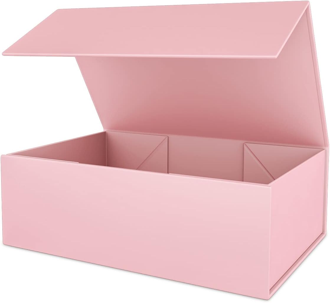 Magnetic Closure Gift Boxes | White Cardboard Jewelry Packaging Boxes with Magnetic Lid | Richpack - collapsible gift box