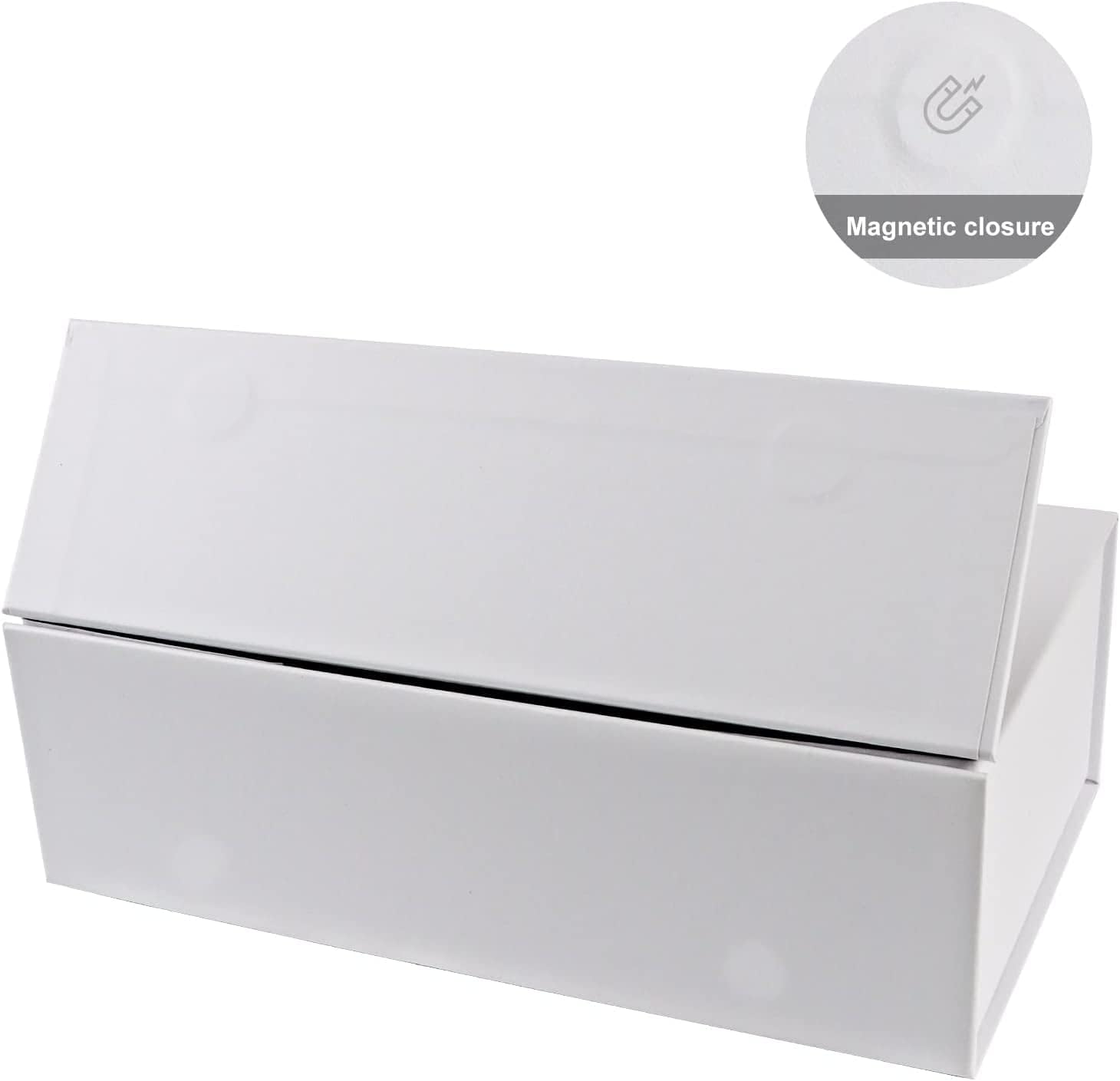 Magnetic Closure Gift Boxes | White Cardboard Jewelry Packaging Boxes with Magnetic Lid | Richpack - magnetic closure gift boxes 2