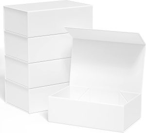 Magnetic Closure Gift Boxes | White Cardboard Jewelry Packaging Boxes with Magnetic Lid | Richpack - magnetic closure gift boxes