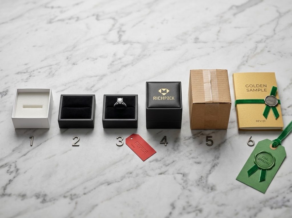 Ring box prototype validation workflow before production