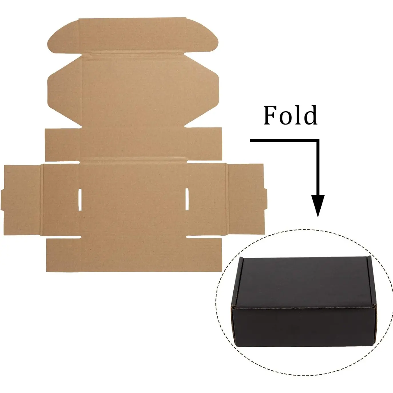 Eco Friendly Packaging Boxes | Black Cardboard Foldable Mailer Boxes for Jewelry, Gifts & Custom Wholesale Packaging | Richpack - eco friendly packaging boxes 3